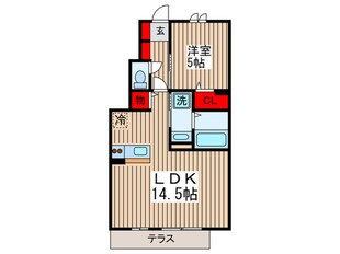 ガーデンハウスAの物件間取画像